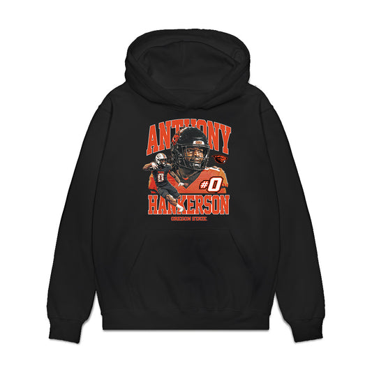 Oregon State - NCAA Football : Anthony Hankerson - Collage Premium Hooded Sweatshirt-0