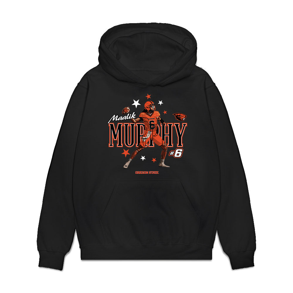 Oregon State - NCAA Football : Maalik Murphy - Collage Premium Hooded Sweatshirt-0