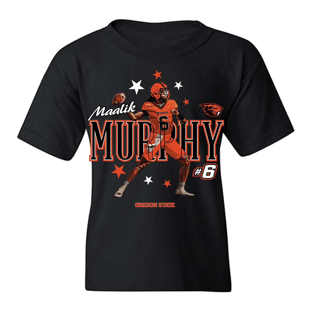 Oregon State - NCAA Football : Maalik Murphy - Collage Youth T-Shirt-0