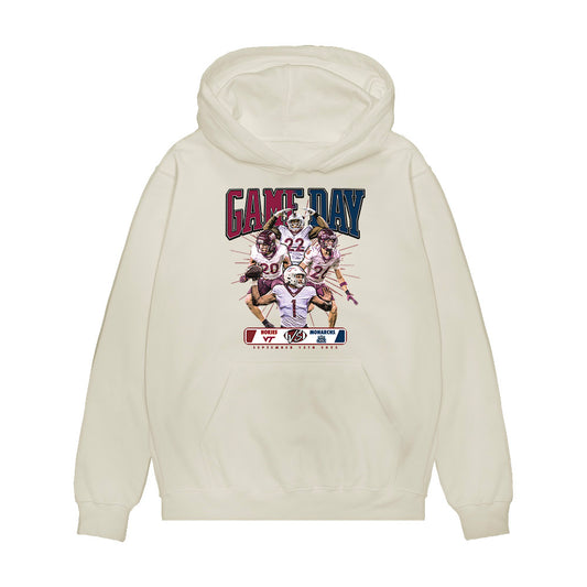 Virginia Tech - NCAA Football : - ODU vs VT Gameday Collage Premium Hooded Sweatshirt-0