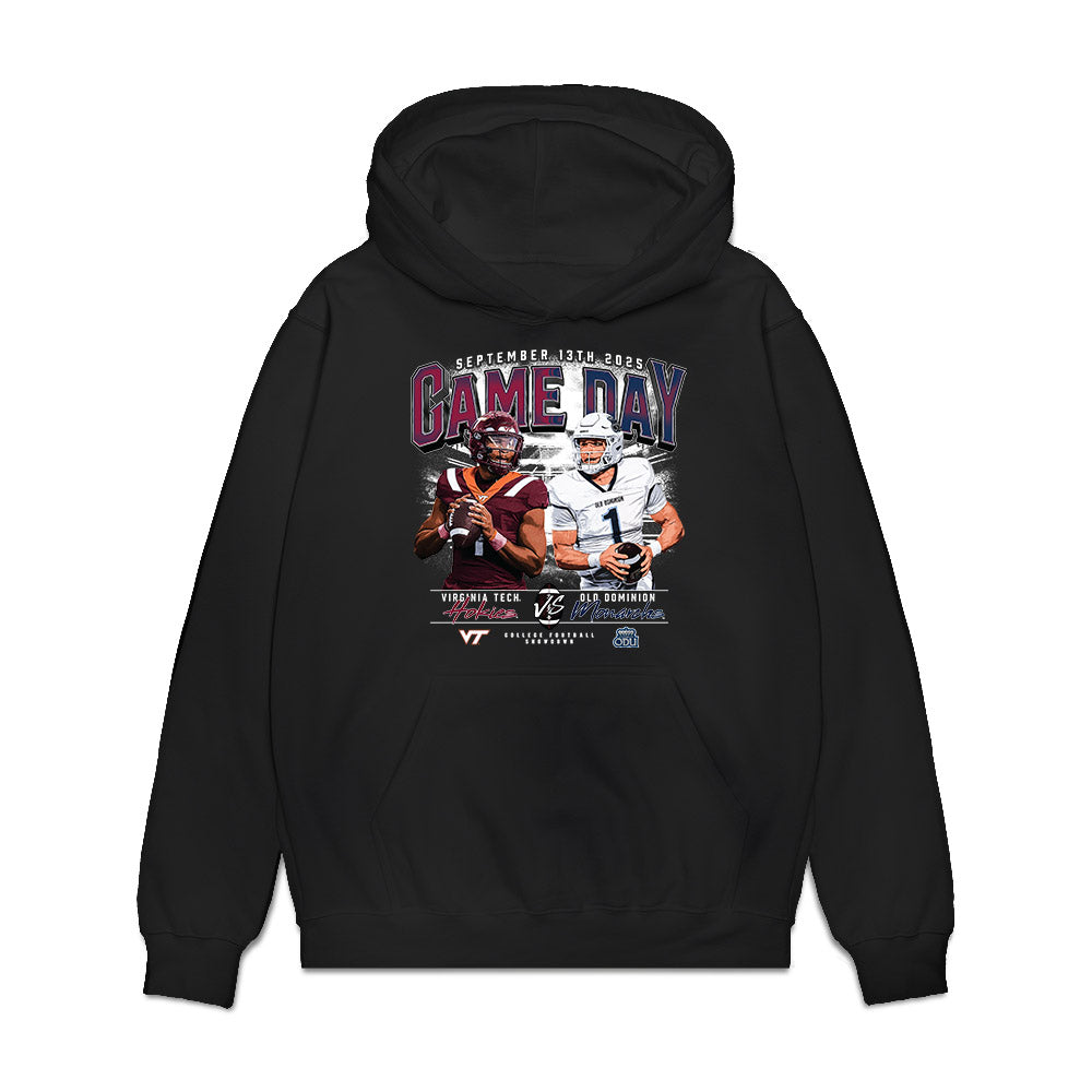Virginia Tech - NCAA Football : - Premium Hooded Sweatshirt-0