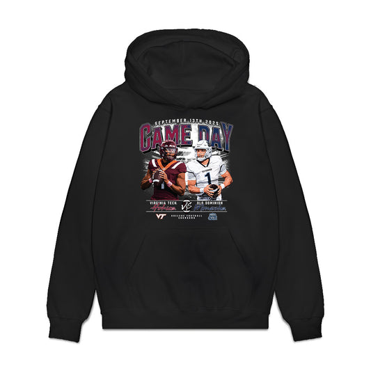 Virginia Tech - NCAA Football : - Premium Hooded Sweatshirt-0