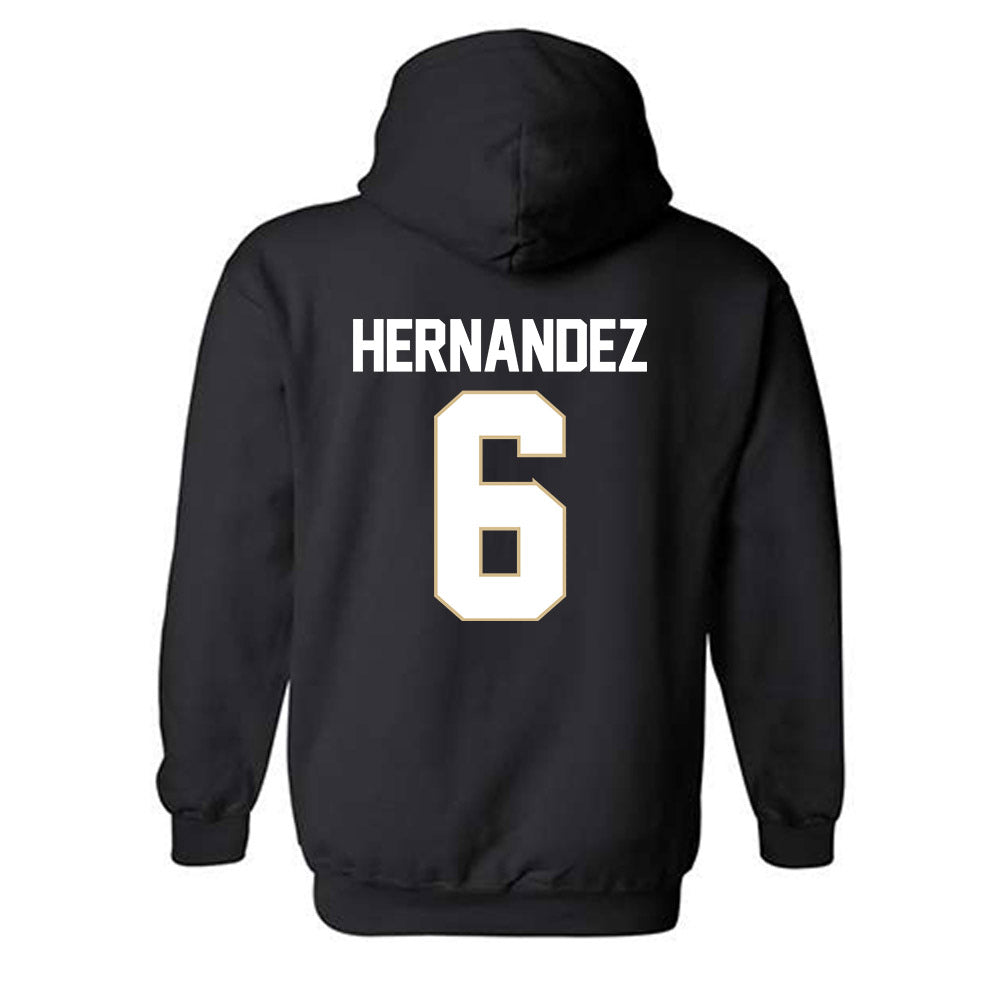 PFW - NCAA Men's Soccer : Jonathan Hernandez - Classic Shersey Hooded Sweatshirt-1