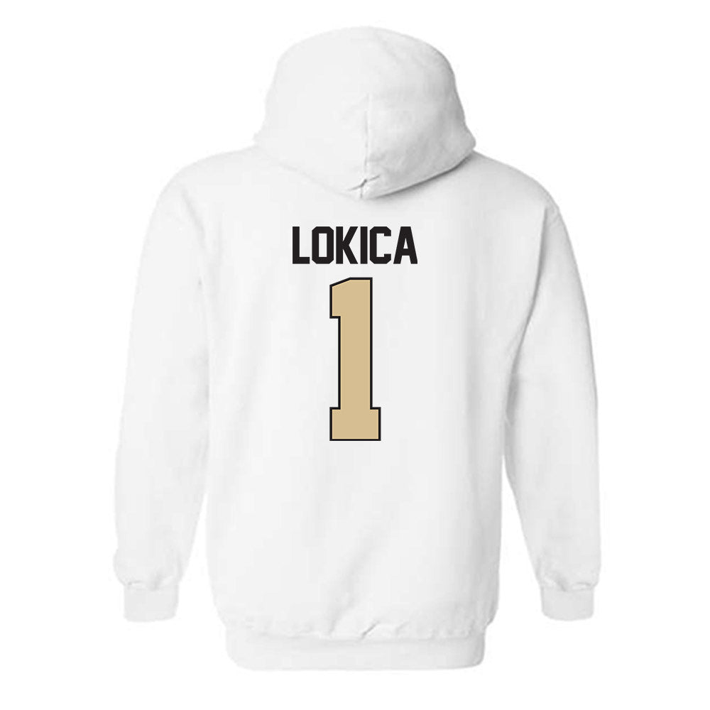 PFW - NCAA Women's Basketball : Nika Lokica - Classic Shersey Hooded Sweatshirt-1