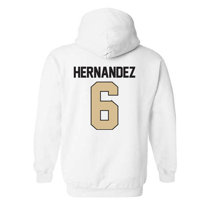 PFW - NCAA Men's Soccer : Jonathan Hernandez - Classic Shersey Hooded Sweatshirt-1