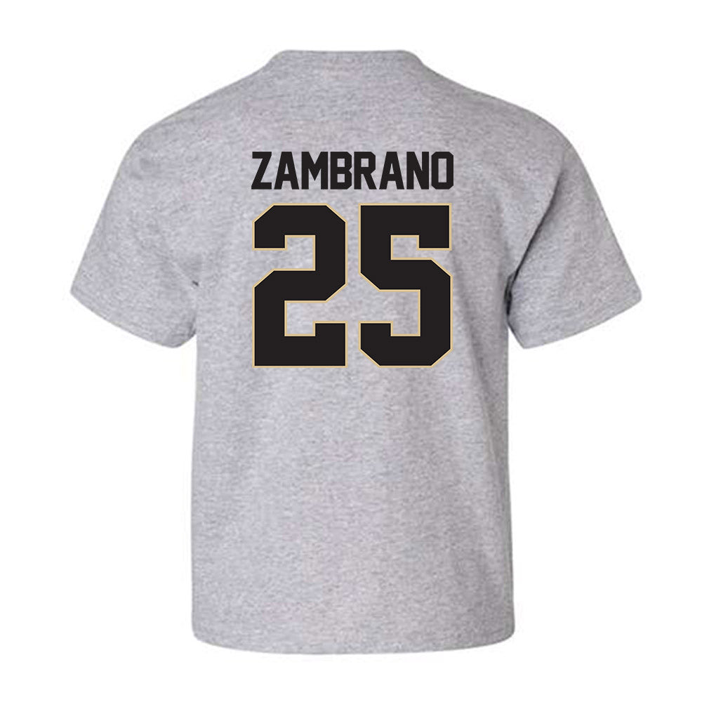 PFW - NCAA Men's Soccer : Julian Zambrano - Classic Shersey Youth T-Shirt-1