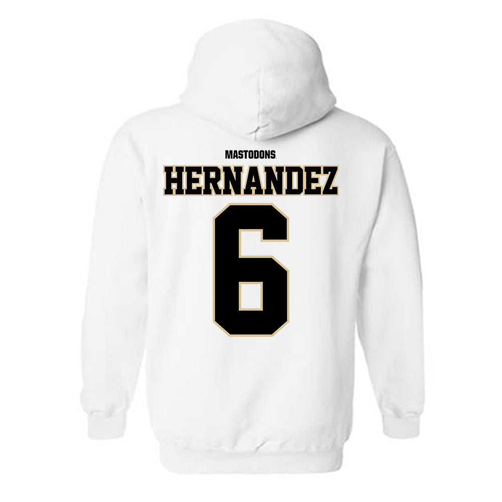 PFW - NCAA Men's Soccer : Jonathan Hernandez - Classic Shersey Hooded Sweatshirt-1