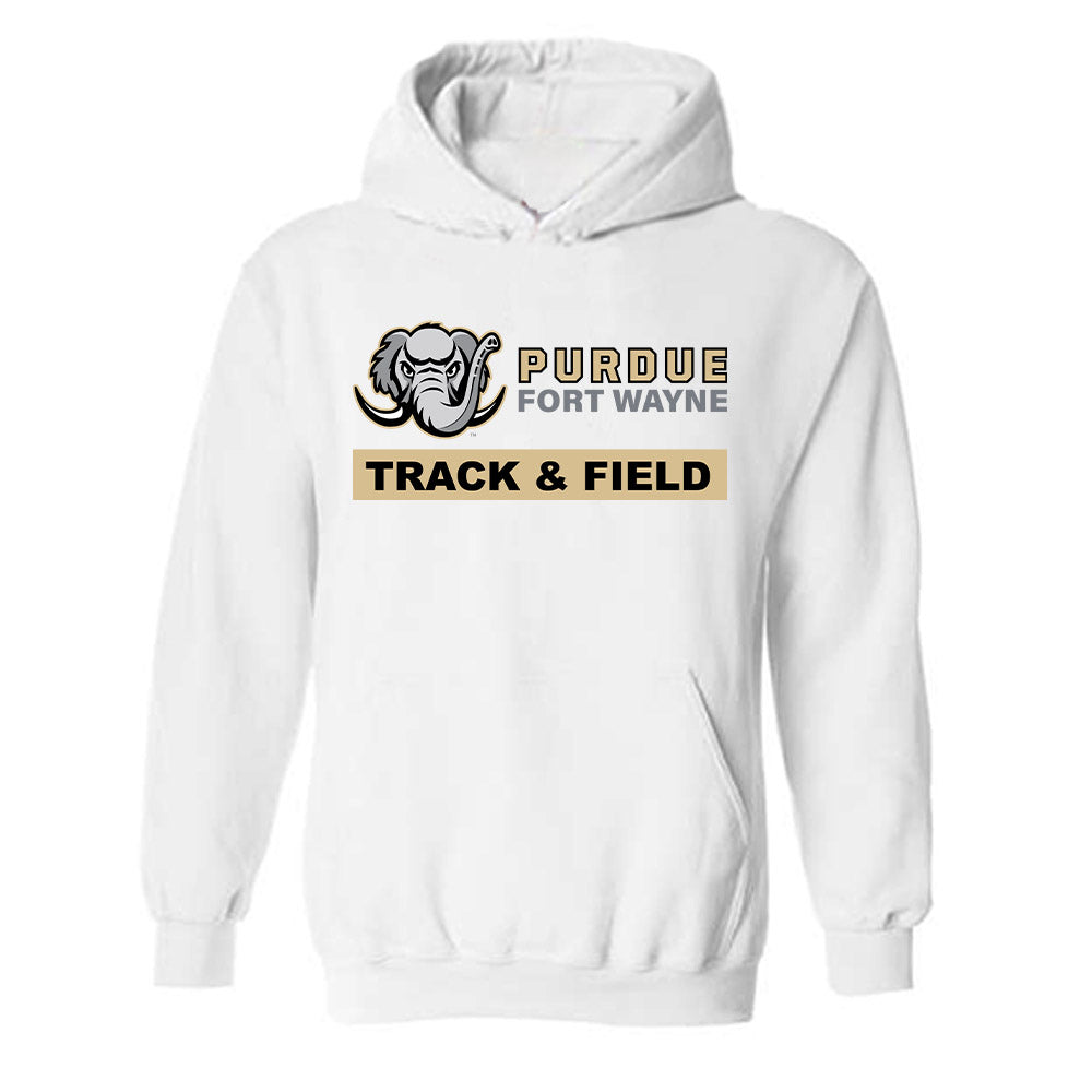 PFW - NCAA Men's Track & Field : Hunter Crew - Classic Shersey Hooded Sweatshirt-0