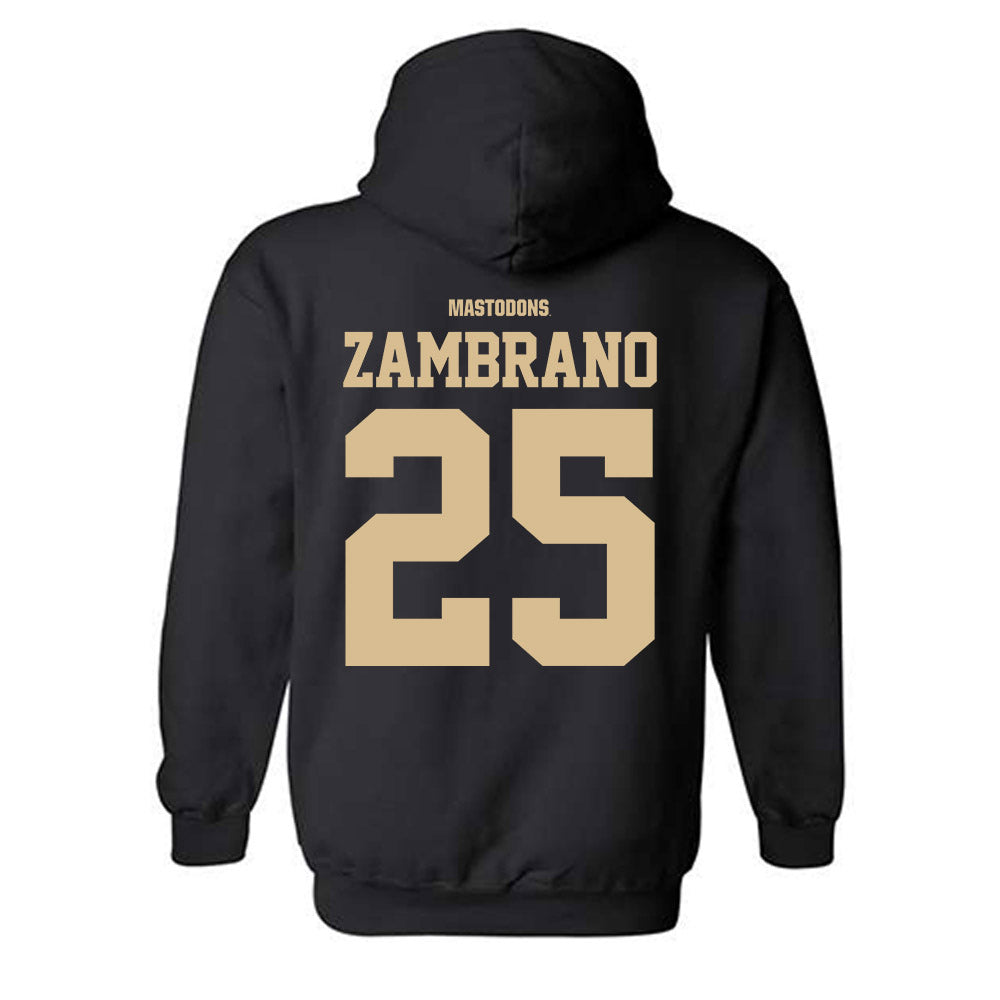 PFW - NCAA Men's Soccer : Julian Zambrano - Classic Shersey Hooded Sweatshirt-1