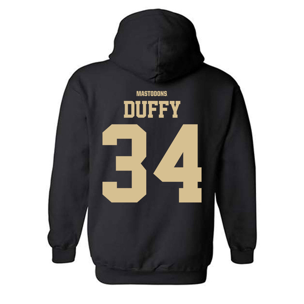 PFW - NCAA Men's Basketball : Darius Duffy - Classic Shersey Hooded Sweatshirt-1