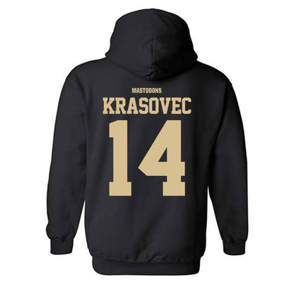 PFW - NCAA Women's Basketball : Lili Krasovec - Classic Shersey Hooded Sweatshirt-1