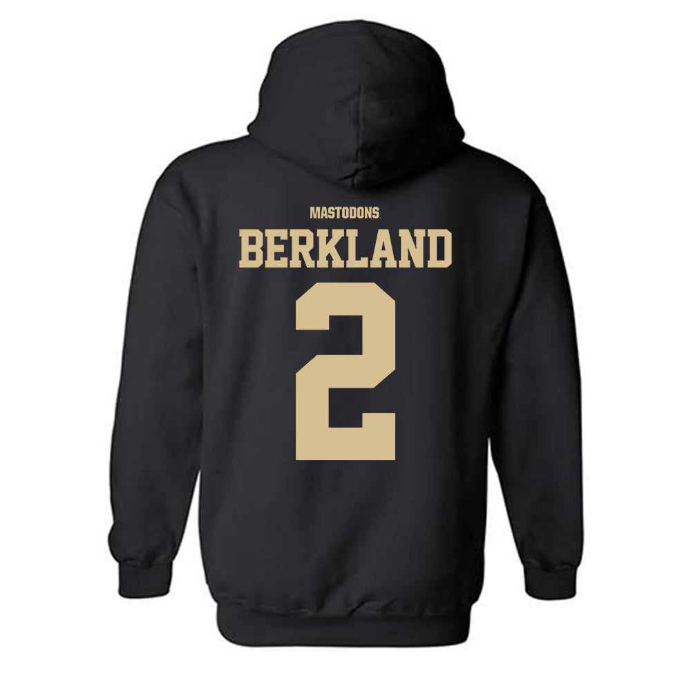 PFW - NCAA Women's Volleyball : Meg Berkland - Classic Shersey Hooded Sweatshirt-1
