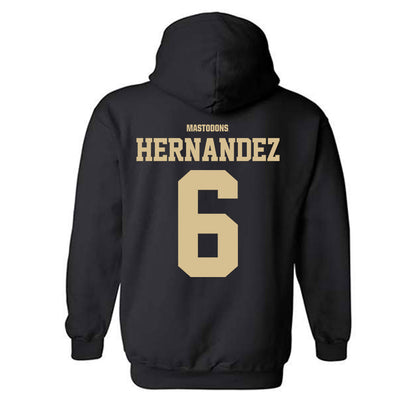 PFW - NCAA Men's Soccer : Jonathan Hernandez - Classic Shersey Hooded Sweatshirt-1