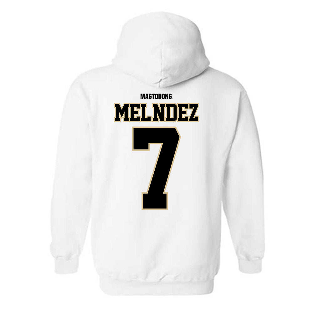 PFW - NCAA Men's Volleyball : Axel Mel'ndez - Classic Shersey Hooded Sweatshirt-1