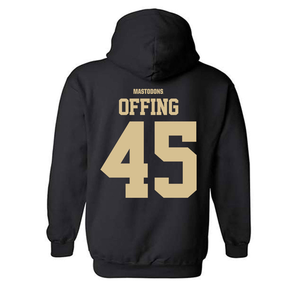 PFW - NCAA Women's Basketball : Hillary Offing - Classic Shersey Hooded Sweatshirt-1