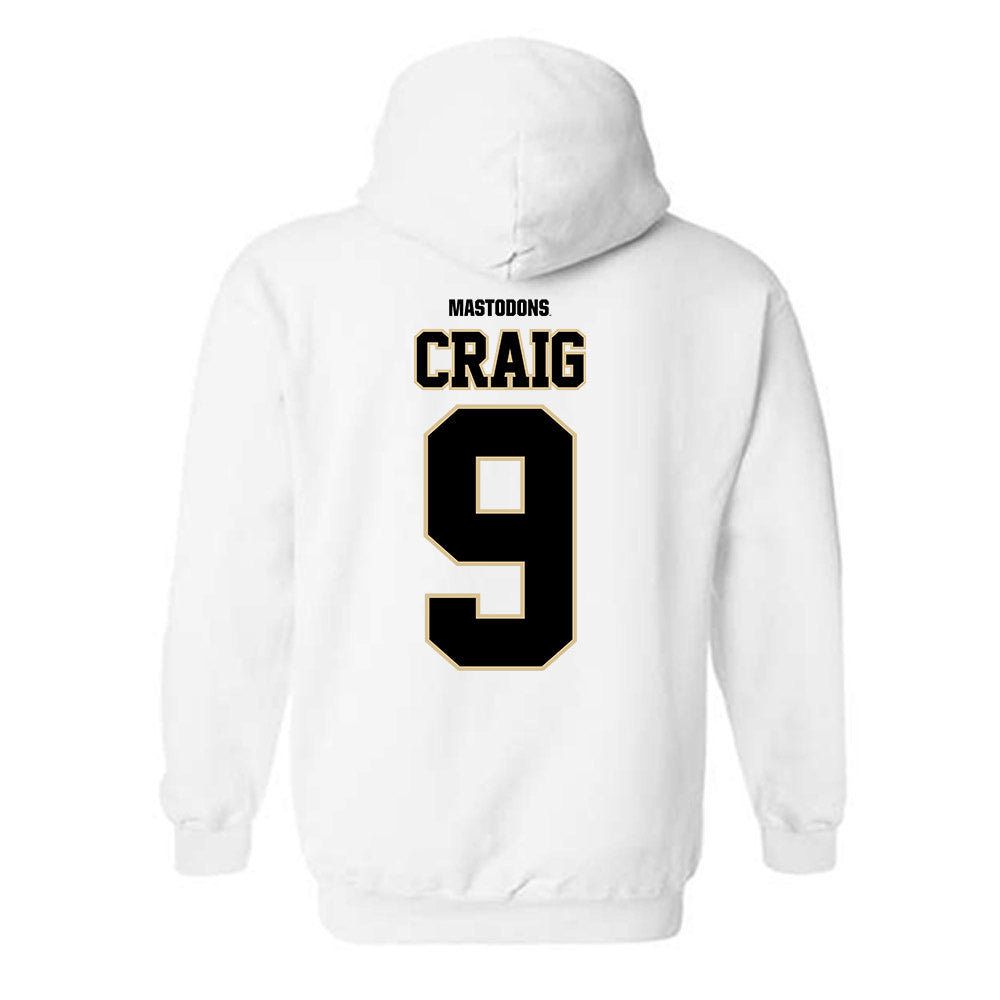 PFW - NCAA Men's Basketball : Deandre Craig - Classic Shersey Hooded Sweatshirt-1