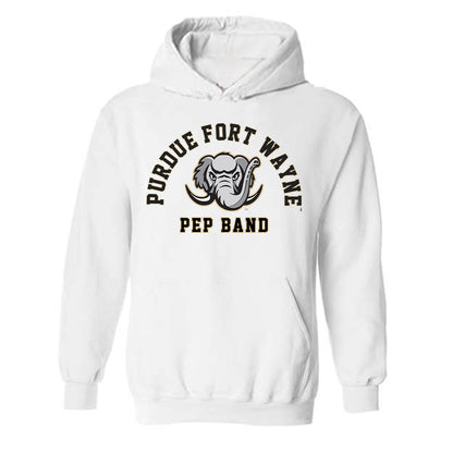 PFW - Pep Band : Justice Hillery - Classic Shersey Hooded Sweatshirt-0