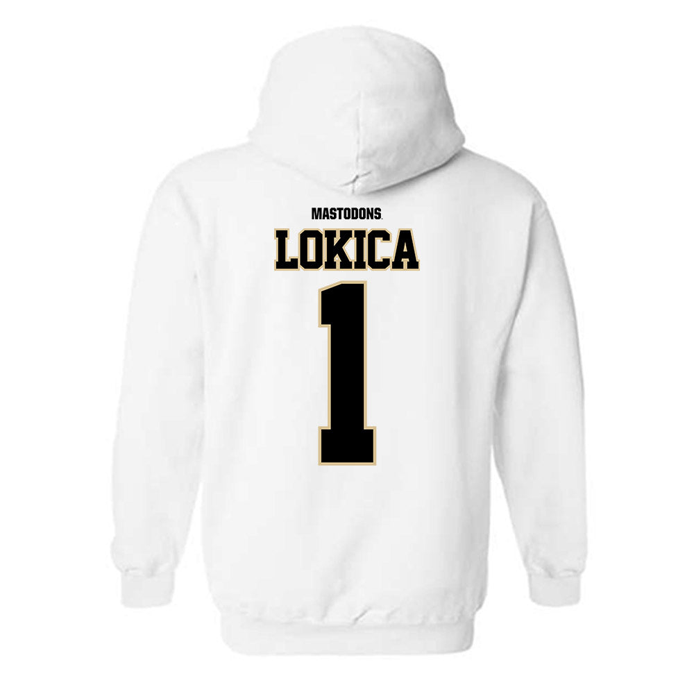 PFW - NCAA Women's Basketball : Nika Lokica - Classic Shersey Hooded Sweatshirt-1