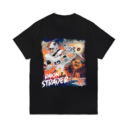 Auburn - NCAA Football : Raion Strader - Collage Comfort Colors T-Shirt-0