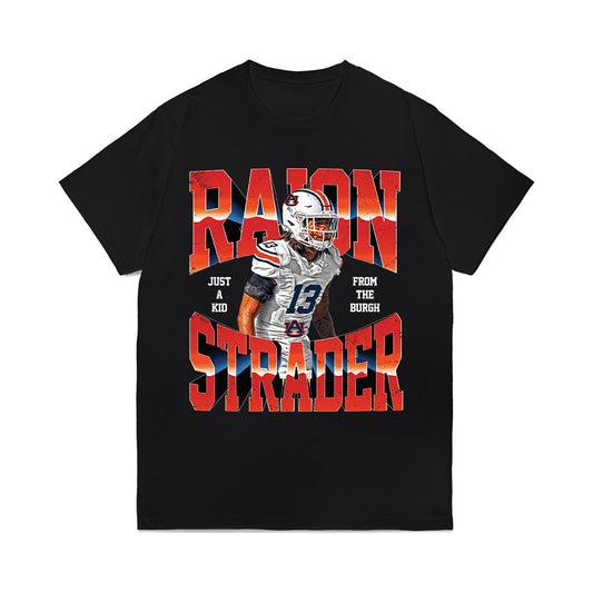 Auburn - NCAA Football : Raion Strader - Collage Comfort Colors T-Shirt-0