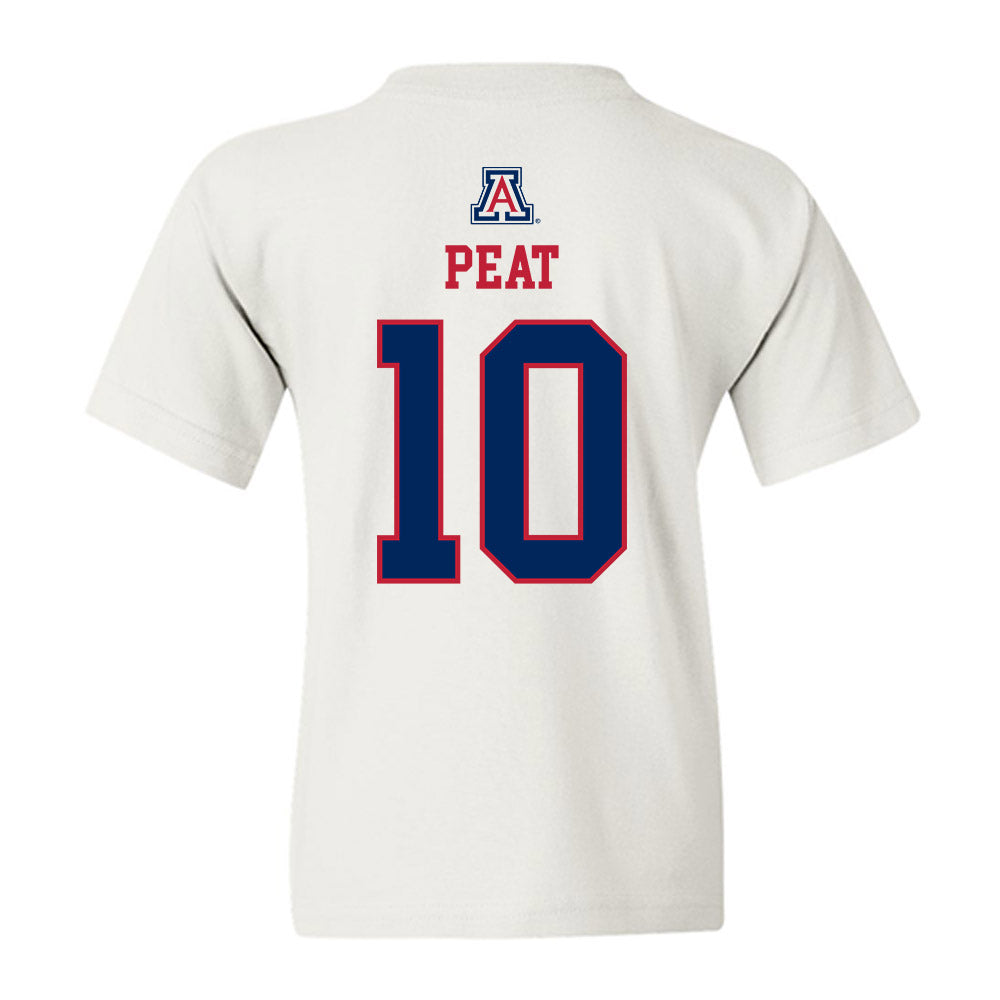 Arizona - NCAA Men's Basketball : Koa Peat - Classic Shersey Youth T-Shirt-1