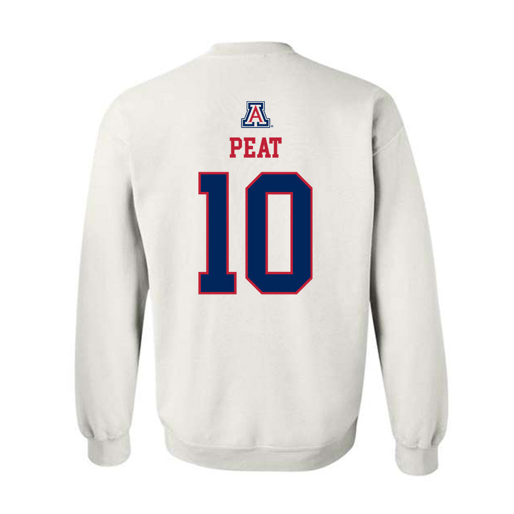 Arizona - NCAA Men's Basketball : Koa Peat - Classic Shersey Crewneck Sweatshirt-1