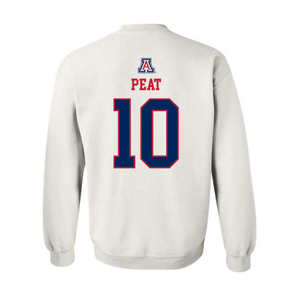 Arizona - NCAA Men's Basketball : Koa Peat - Classic Shersey Crewneck Sweatshirt-1
