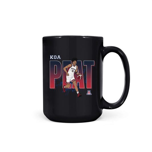 Arizona - NCAA Men's Basketball : Koa Peat - Coffee Mug-0