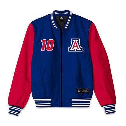 Arizona - NCAA Men's Basketball : Koa Peat - Bomber Jacket-0