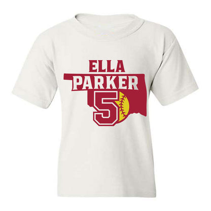 Oklahoma - NCAA Softball : Ella Parker - Sports Shersey Youth T-Shirt-0