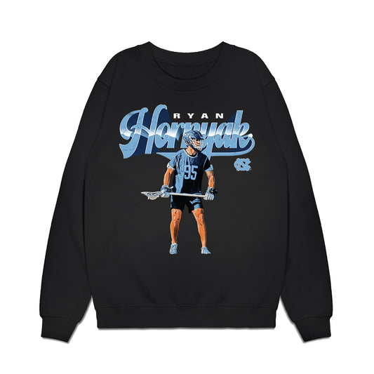 UNC - NCAA Men's Lacrosse : Ryan Hornyak - Collage Premium Crewneck Sweatshirt-0
