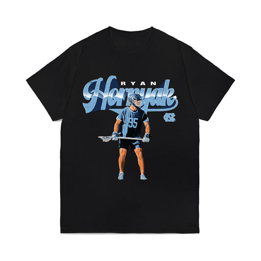 UNC - NCAA Men's Lacrosse : Ryan Hornyak - Collage Comfort Colors T-Shirt-0