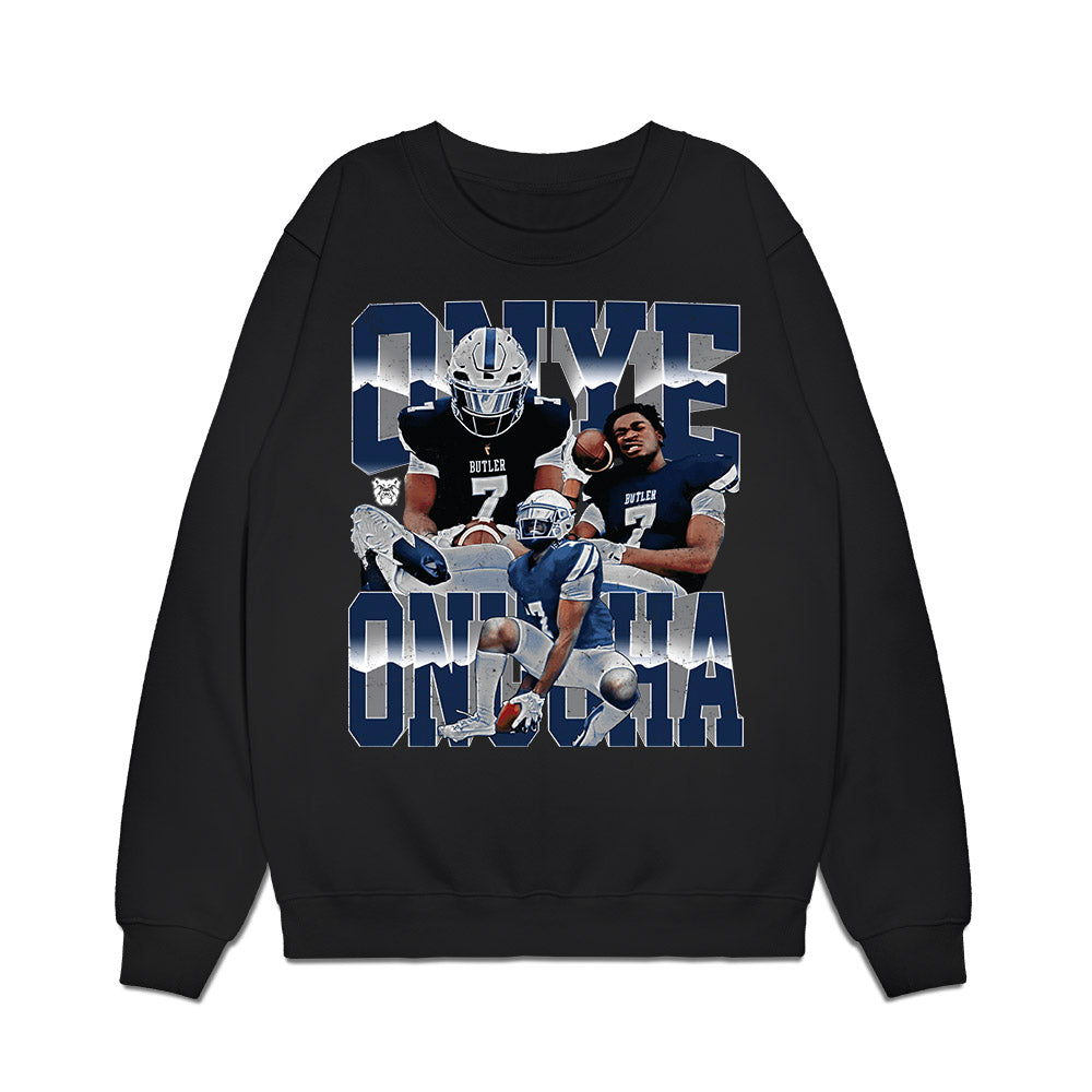 BU - NCAA Football : Onye Onuoha - Collage Premium Crewneck Sweatshirt-0