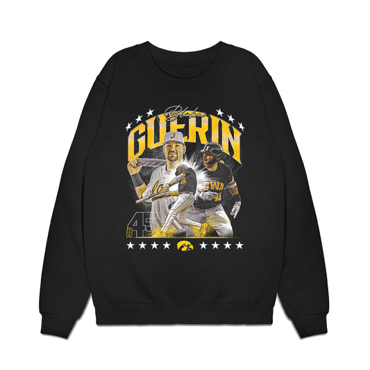 Iowa - NCAA Baseball : Blake Guerin - Premium Crewneck Sweatshirt-0