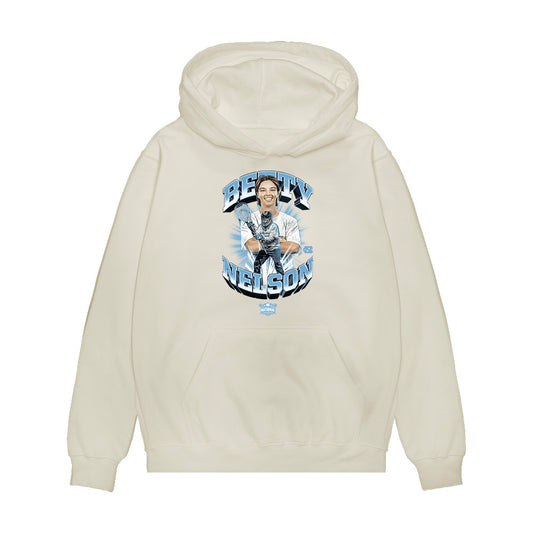 UNC - NCAA Women's Lacrosse : Sam Forrest - NCAA® Champions Collage Premium Hooded Sweatshirt-0