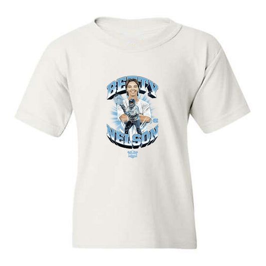 UNC - NCAA Women's Lacrosse : Sam Forrest - NCAA® Champions Collage Youth T-Shirt-0
