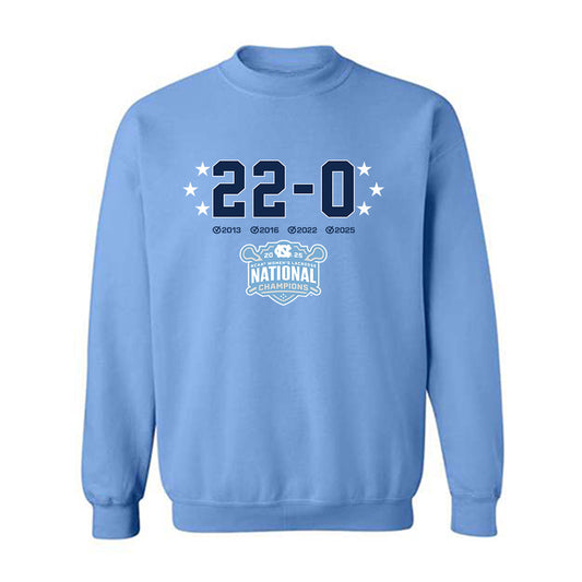 UNC - NCAA Women's Lacrosse : Kiley Mottice - NCAA® 22-0 National Champions Crewneck Sweatshirt-0