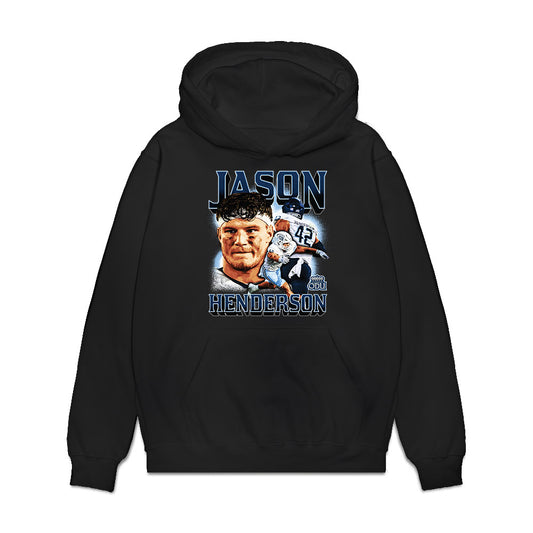 Old Dominion - NCAA Football : Jason Henderson - Premium Hooded Sweatshirt-0