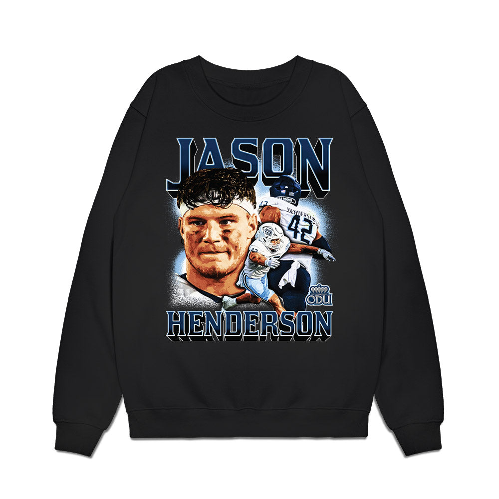 Old Dominion - NCAA Football : Jason Henderson - Premium Crewneck Sweatshirt-0
