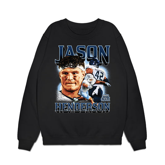 Old Dominion - NCAA Football : Jason Henderson - Premium Crewneck Sweatshirt-0