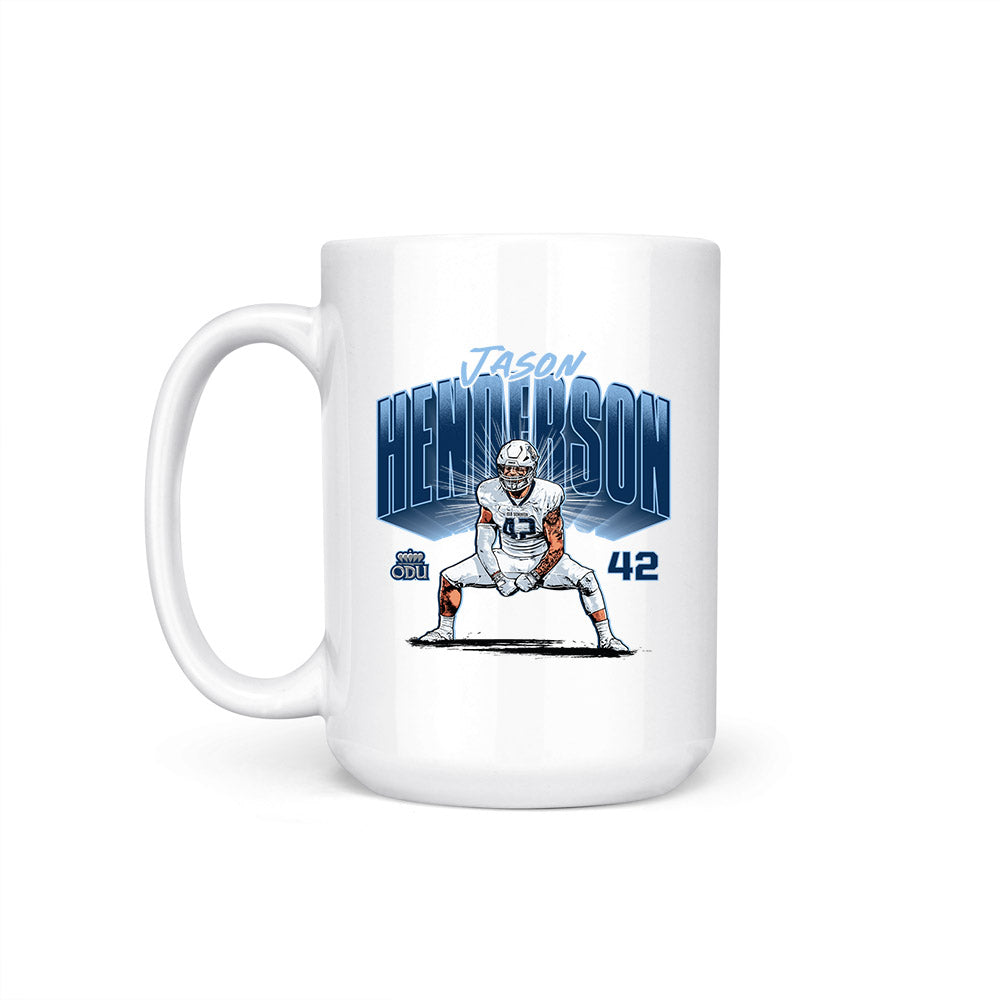 Old Dominion - NCAA Football : Jason Henderson - Coffee Mug-1