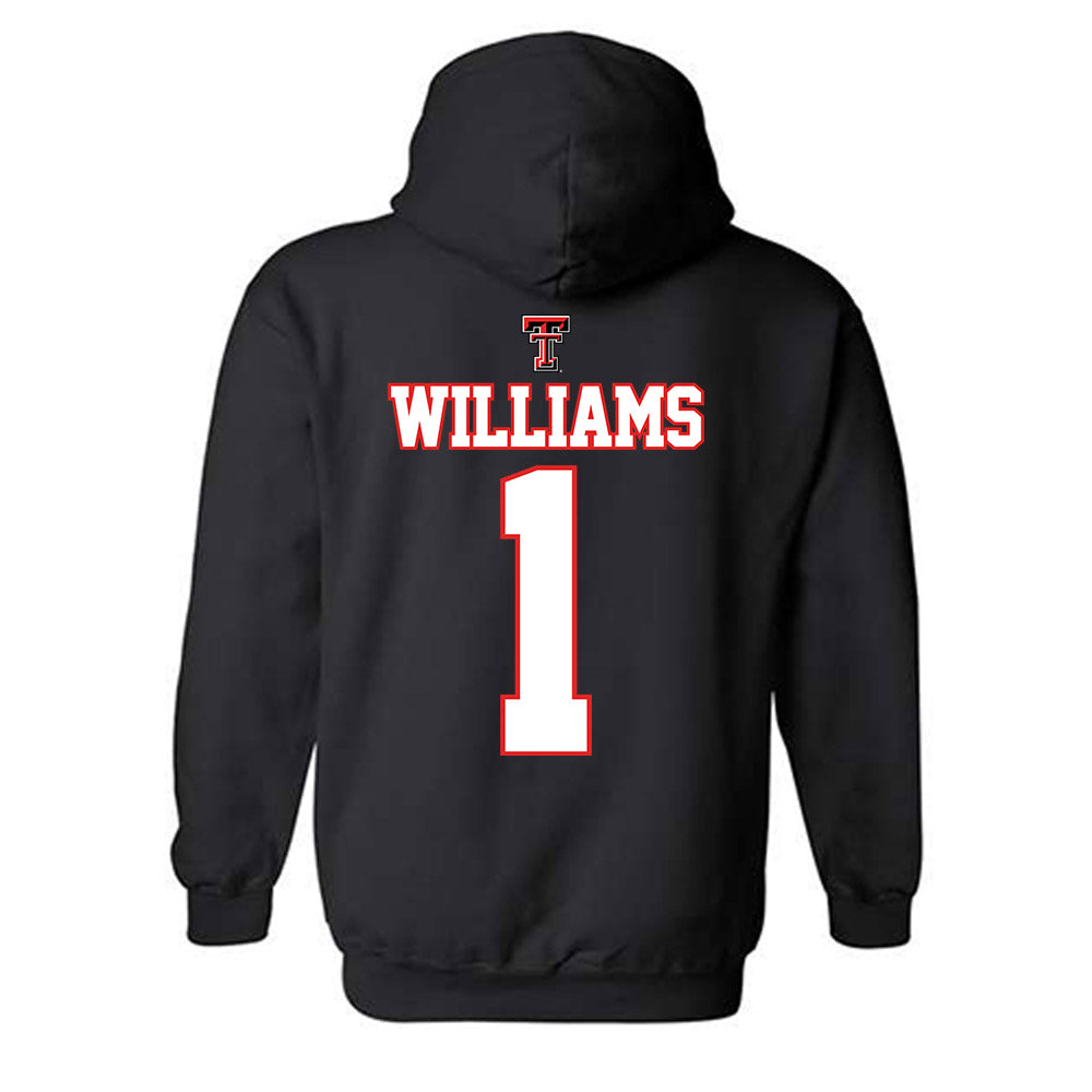 Texas Tech - NCAA Softball : Mia Williams - NCAA® Classic Shersey Hooded Sweatshirt-1