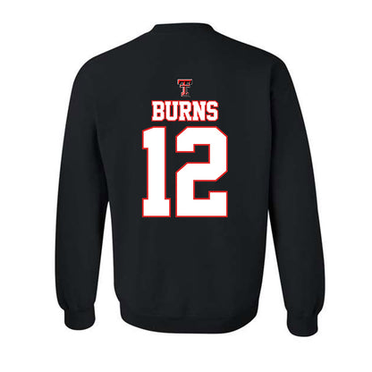 Texas Tech - NCAA Softball : Jasmyn Burns - NCAA® Classic Shersey Crewneck Sweatshirt-1
