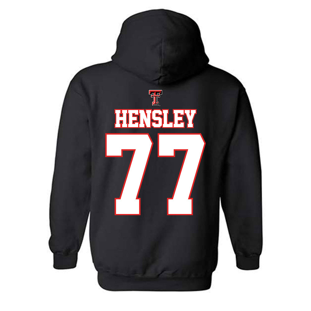 Texas Tech - NCAA Softball : Timber Hensley - NCAA® Classic Shersey Hooded Sweatshirt-1