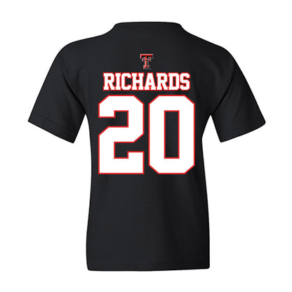 Texas Tech - NCAA Softball : Mia Richards - NCAA® Classic Shersey Youth T-Shirt-1