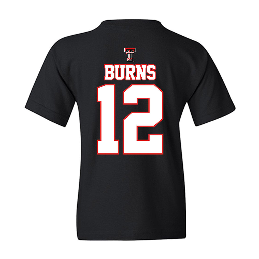 Texas Tech - NCAA Softball : Jasmyn Burns - NCAA® Classic Shersey Youth T-Shirt-1