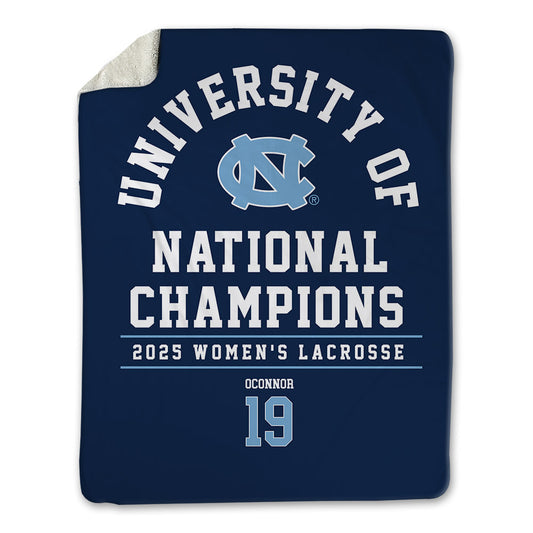 UNC - NCAA Women's Lacrosse : Julia OConnor - NCAA® Champions Blanket-0