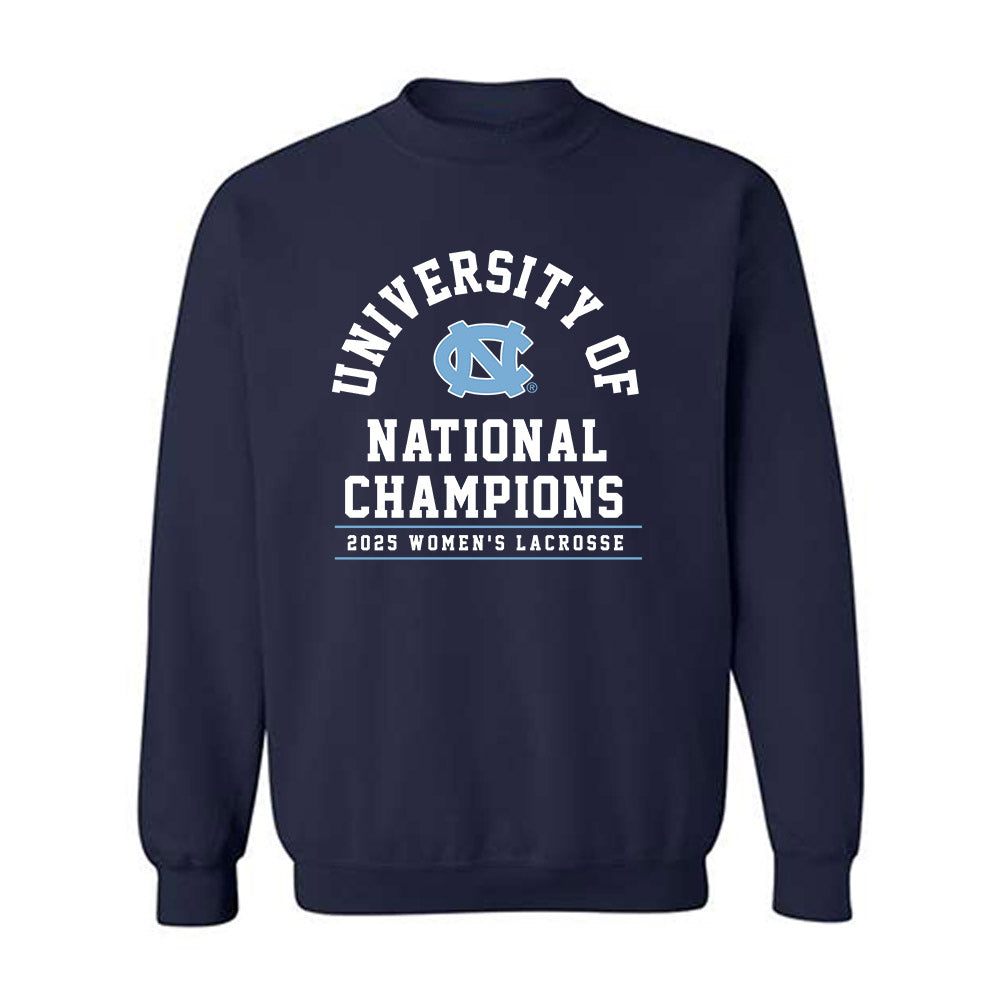 UNC - NCAA Women's Lacrosse : Ella Cabrera - NCAA® Champions Crewneck Sweatshirt-0