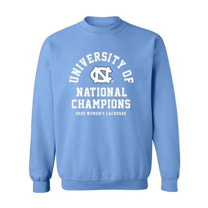 UNC - NCAA Women's Lacrosse : Molly Longfield - NCAA® Champions Crewneck Sweatshirt-0