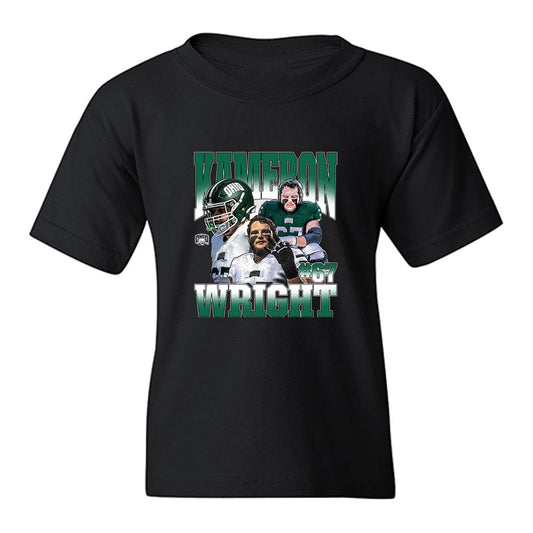 Ohio - NCAA Football : Kameron Wright - Collage Youth T-Shirt-0